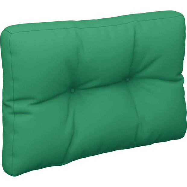 The Living Store Palletkussens - Polyester - 60x60x12 cm - Groen