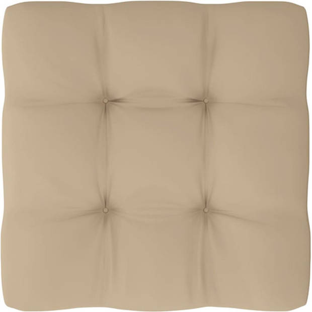 The Living Store Tuinkussen set - Universal - 80x80x10cm - Beige