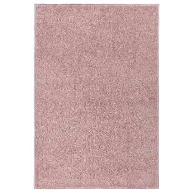 The Living Store Vloerkleed Classic - Roze - 160 x 230 cm - 100% PP - 10 mm poolhoogte