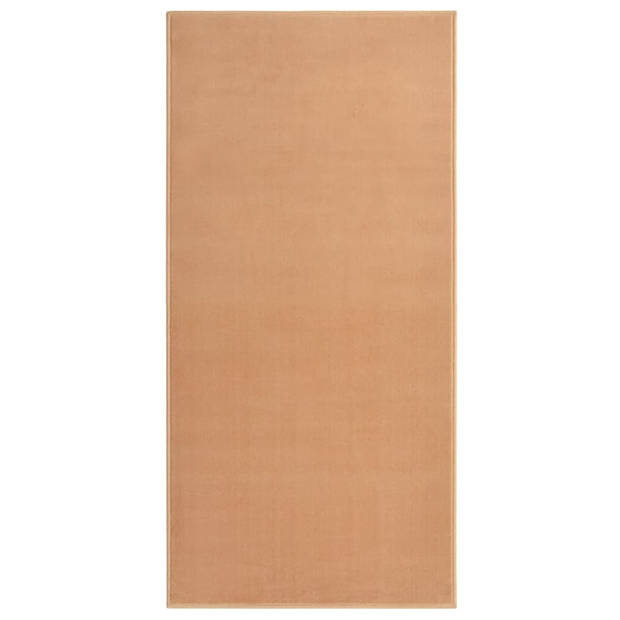 The Living Store Tapijtloper - Beige - 100 x 200 cm - Comfortabel en duurzaam