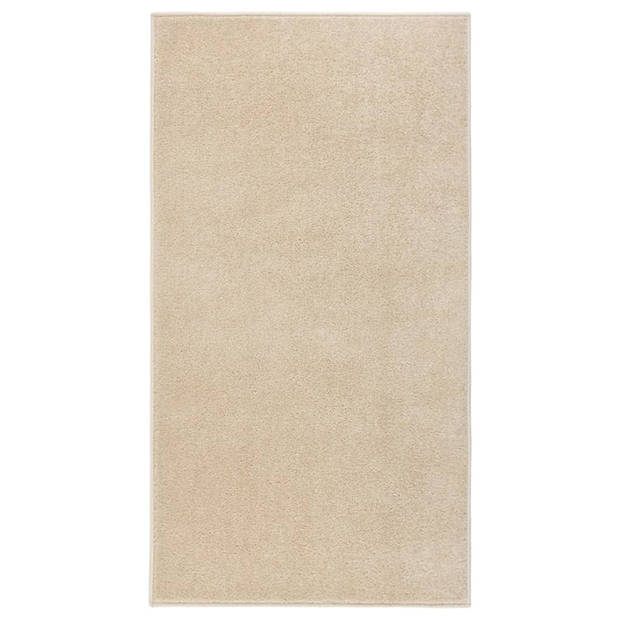 The Living Store Vloerkleed Vintage - 80 x 150 cm - Beige - 100% PP