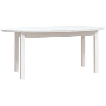 The Living Store Salontafel Massief Grenenhout - Klassiek Design - 110 x 55 x 45 cm