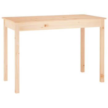 The Living Store Eettafel Grenenhout - 110 x 55 x 75 cm - Rustieke uitstraling