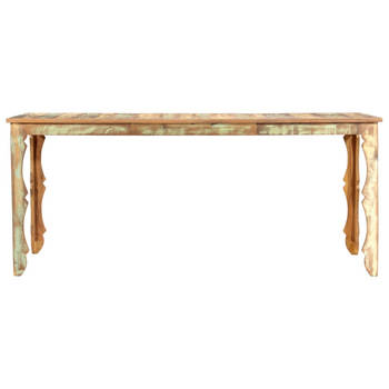 The Living Store Eetkamertafel Gerecycled Hout - 180 x 90 x 76 cm - Retro Stijl