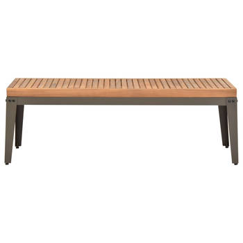 The Living Store Tuintafel - Acaciahout - 110 x 55 x 36 cm - Teak-look afwerking