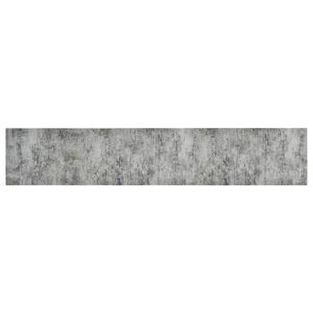 The Living Store Keukenmat - 300 x 60 cm - Betonprint - Gelaagd fluweel