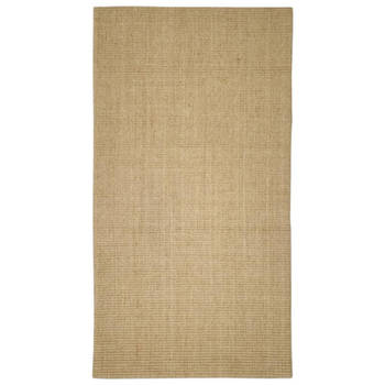 The Living Store Vloerkleed Sisal - 80 x 150 cm - Anti-slip - Duurzaam - Onderhoudsvriendelijk