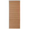 The Living Store Bamboe Mat - Moderne - Tapijt - 80 x 300 cm - PVC Anti-slip Onderkant - Bruin - Gemakkelijk Schoon te