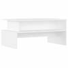 The Living Store Salontafel - Wit - 90 x 55 x 42.5 cm - Duurzaam bewerkt hout