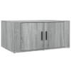 The Living Store Salontafel - Sonoma Eiken - 80 x 50 x 36 cm - 2 vakken