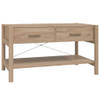 The Living Store Salontafel - Classic - Tafels - 82x48x45 cm - Duurzaam hout