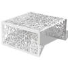 The Living Store Salontafel - Aluminium - 69 x 69 x 35 cm - Zilver