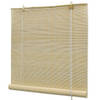 The Living Store Bamboe Rolgordijn - Naturel - 100 x 220 cm - Privacy met filterend licht - Eenvoudige reiniging -