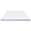 The Living Store Topmatras - Boxspring - 200 x 200 x 5 cm - Huidvriendelijke hoes - Traagschuim - Wit/Donkergrijs