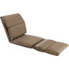 The Living Store Loungebed - Microvezel - Verstelbaar - Inklapbaar - 216x56x9 cm