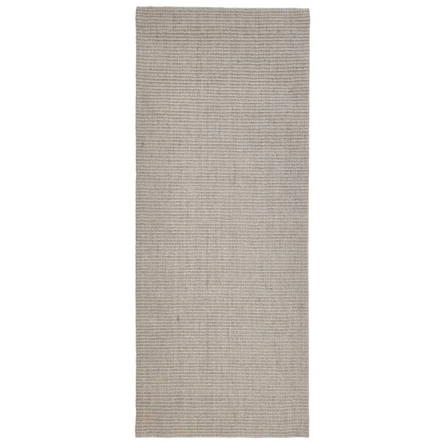 The Living Store Vloerkleed - Sisal - Zand - 80 x 200 cm - Anti-slip