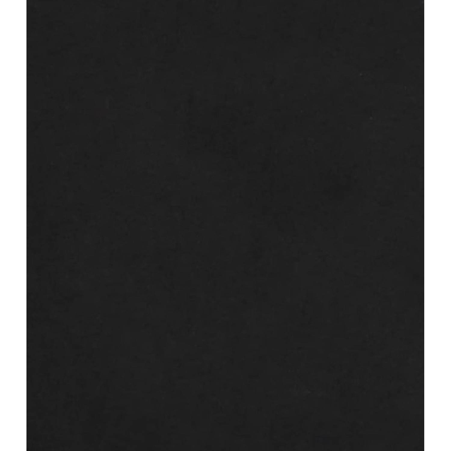 The Living Store Relaxstoel - Comfortabele zitting - Stabiel metalen frame - 70 x 77 x 98 cm - zwart