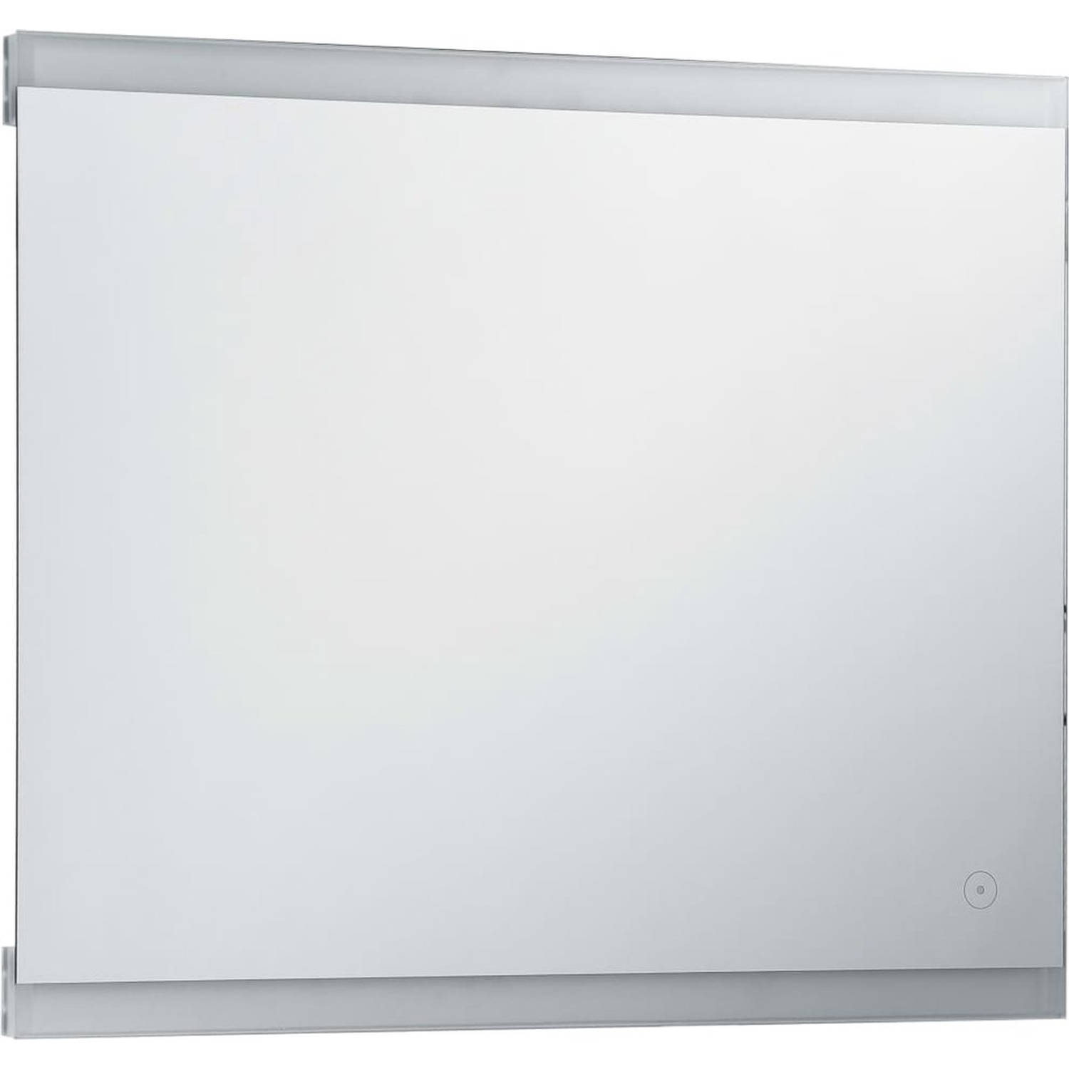 The Living Store LED-spiegel - 60 x 50 cm - 2 LED-lijnen - IP44 getest