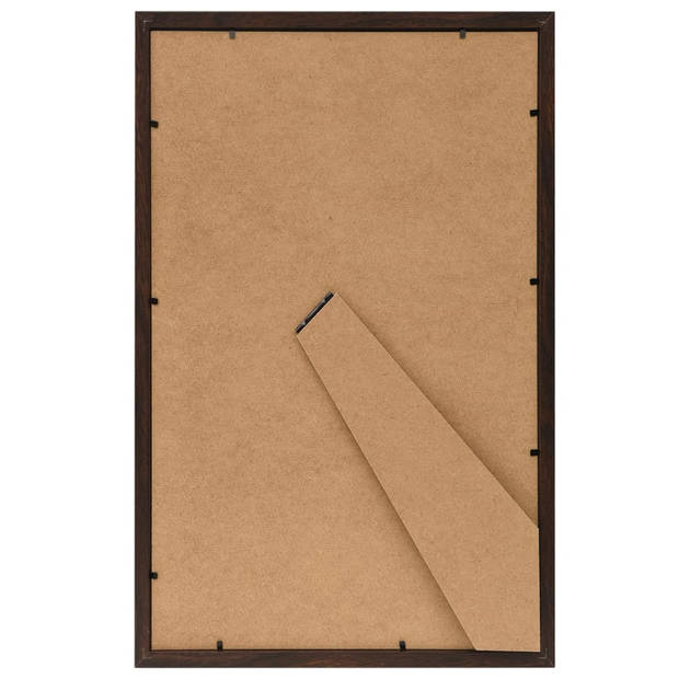 vidaXL Fotolijsten 3 st voor tafel 10x15 cm MDF zwart