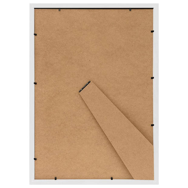 vidaXL Fotolijsten 3 st voor tafel 15x21 cm MDF wit