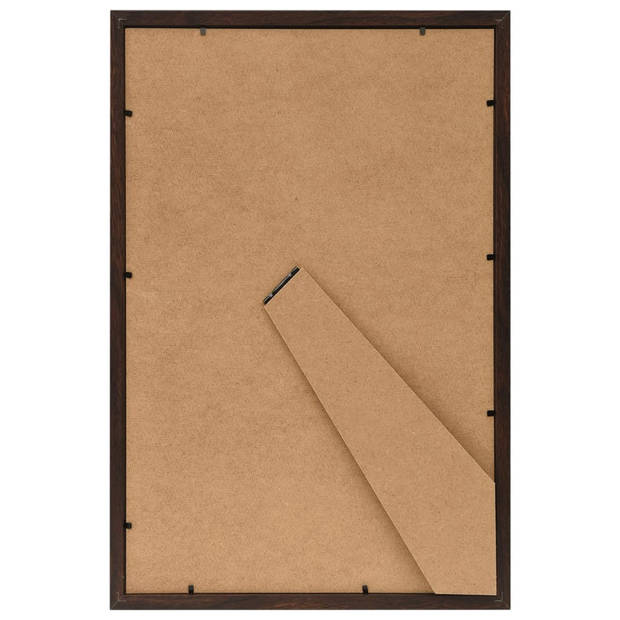 vidaXL Fotolijsten 3 st voor tafel 21x29,7 cm MDF zwart