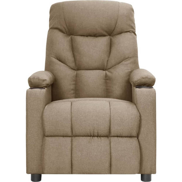 The Living Store Elektrische Massagefauteuil - Taupe - 73 x 94 x 101.5 cm - 6-punts massage