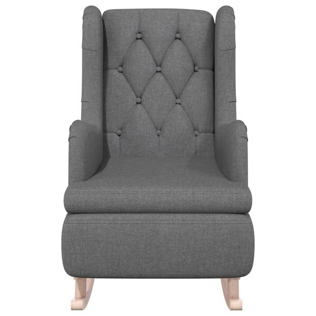 The Living Store Armstoel - naam - Fauteuil - 65x91x100 cm - Lichtgrijs