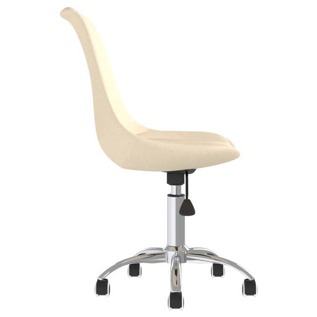 The Living Store Eetkamerstoelen 360 - Crème - Schuimvulling - 48x58x81-93 cm