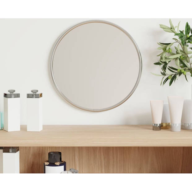 The Living Store Wandspiegel - Praktisch - Woonaccessoires - Afmeting- 20 cm - Ken- Duurzaam materiaal