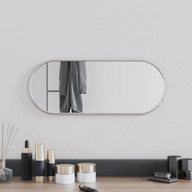 The Living Store Wandspiegel Minima - 50 x 20 cm - Zilverkleurig