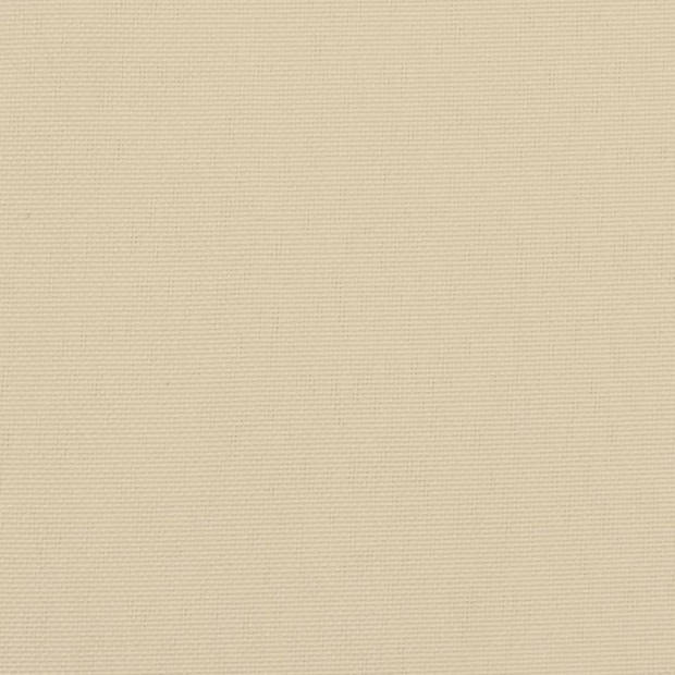 The Living Store Ligbedkussen - Oxford stof - 186 x 58 x 3 cm - Beige