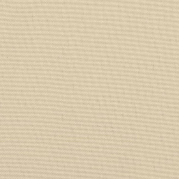 The Living Store stoelkussens Oxford - 100 x 50 x 3 cm - Beige - Waterafstotend