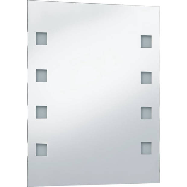 The Living Store Badkamerspiegel LED-verlichting - 50 x 60 cm - IP44