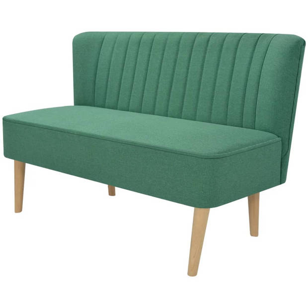 The Living Store Bank Compacte Moderne Tweezitsbank - 117 x 55.5 x 77 cm - Groen