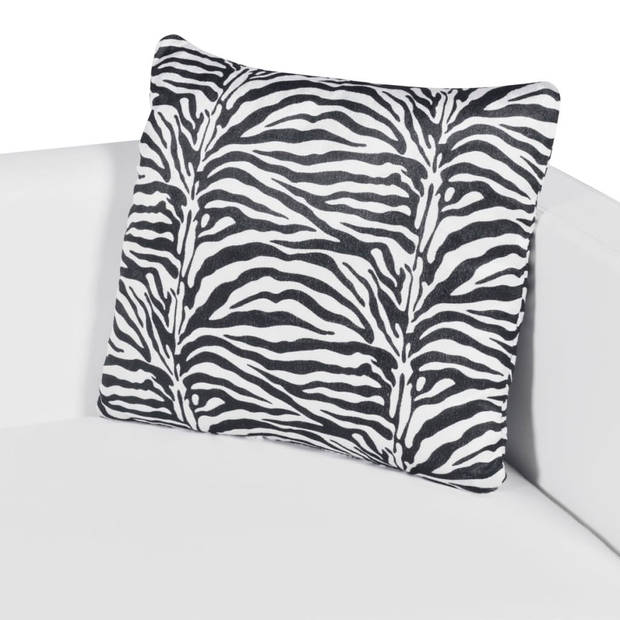 The Living Store Tweezitsbank - Kunstleer - Wit - 120 x 62.5 x 63 cm - Trendy en comfortabel