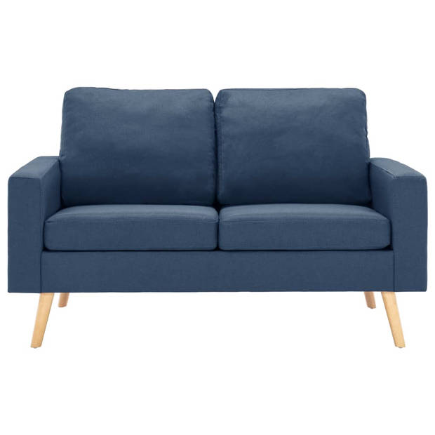 The Living Store Bankenset - Comfort Living - Banken - 77 x 71 x 80 cm - Blauw