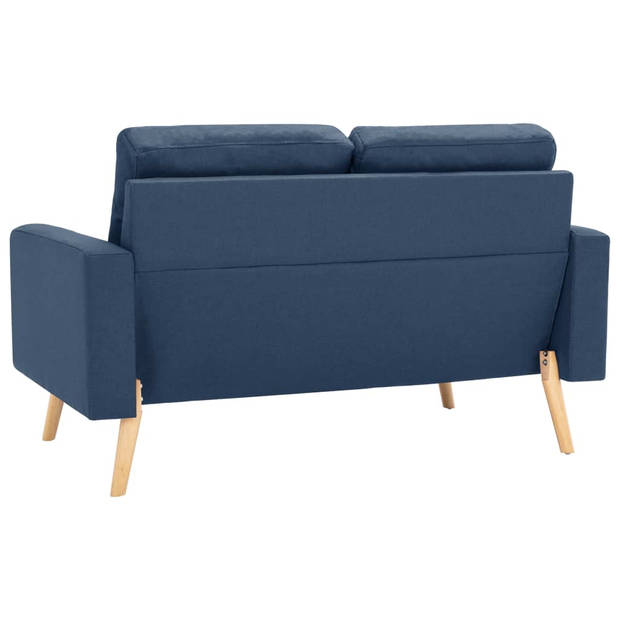 The Living Store Bankenset - Comfort Living - Banken - 77 x 71 x 80 cm - Blauw