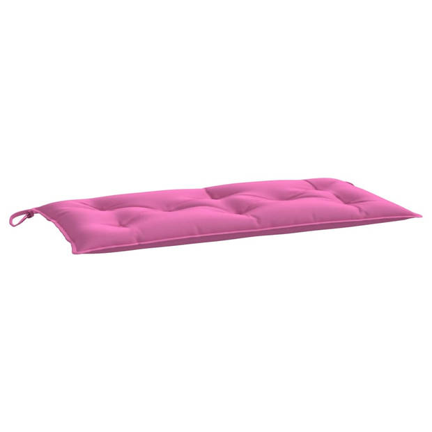 The Living Store tuinbankkussen - Polyester - 110x50x7cm - Roze