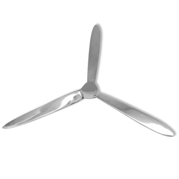 The Living Store Propeller Aluminium Decoratiestuk - 70 x 70 cm - Stoere Stevigheid