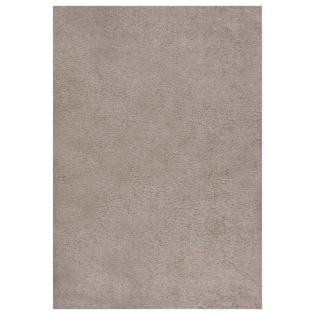 The Living Store Shaggy Vloerkleed - 160 x 230 cm - Beige - 100% PP - 30 mm poolhoogte