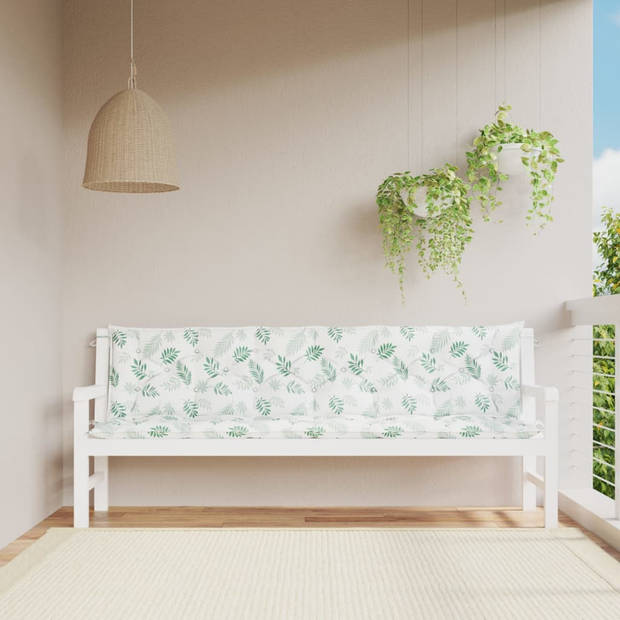 The Living Store Tuinbankkussens - Polyester - 200x50x7 cm - Comfortabel en duurzaam