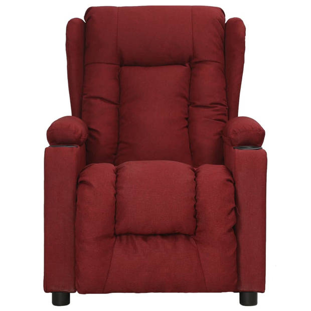 The Living Store verstelbare fauteuil - Luxe - Stoel - Afmeting- 72.5 x 96 x 99.5 cm - Ken- 2 bekerhouders