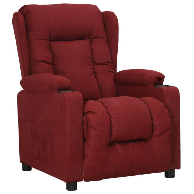 The Living Store verstelbare fauteuil - Luxe - Stoel - Afmeting- 72.5 x 96 x 99.5 cm - Ken- 2 bekerhouders