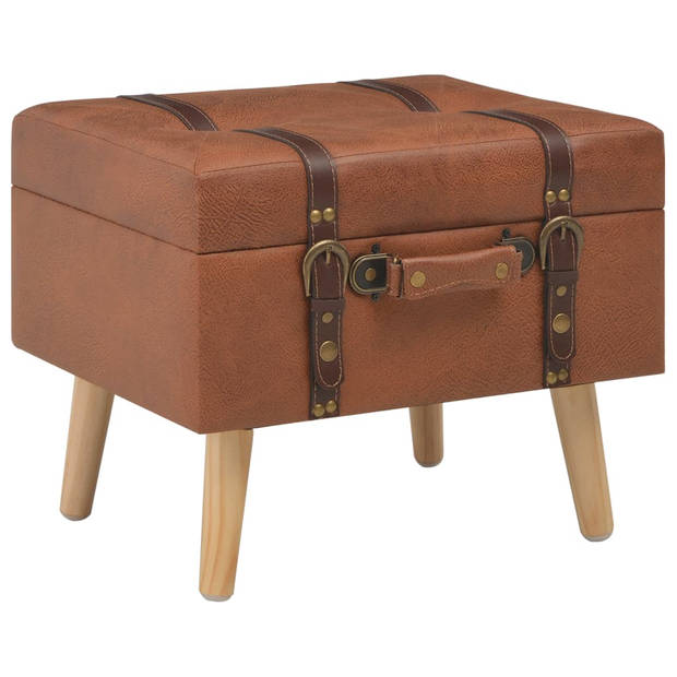 The Living Store Kruk Krukken - 40 x 33 x 33 cm - Tan