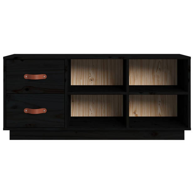 The Living Store Schoenenkast - Hout - 100 x 34 x 45 cm - Massief grenenhout