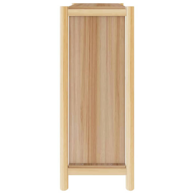 The Living Store Schoenenkast - Elegante Opbergkast 57.5x33x80 cm - Duurzaam bewerkt hout