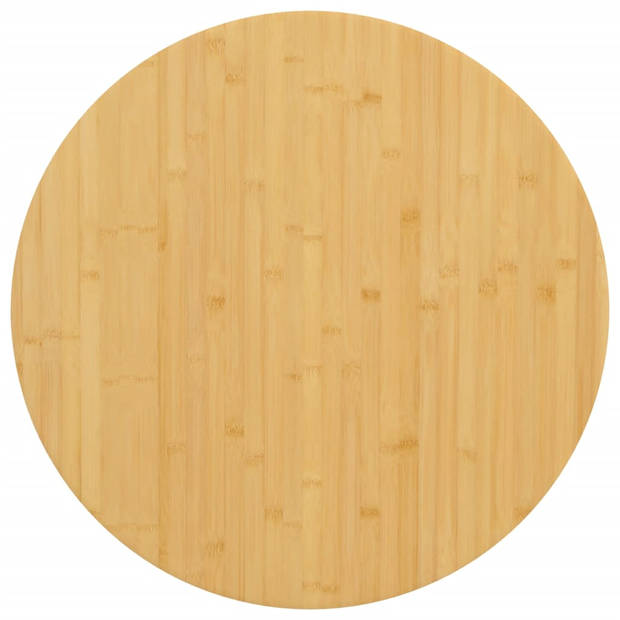 The Living Store Bamboe Tafelblad - 60 x 1.5 cm - Duurzaam materiaal