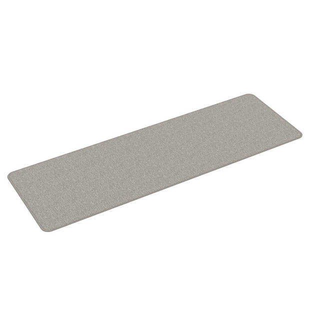 The Living Store Tapijtloper - Polypropeen - 50 x 150 cm - Taupe - 5 mm