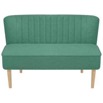 The Living Store Bank Compacte Moderne Tweezitsbank - 117 x 55.5 x 77 cm - Groen