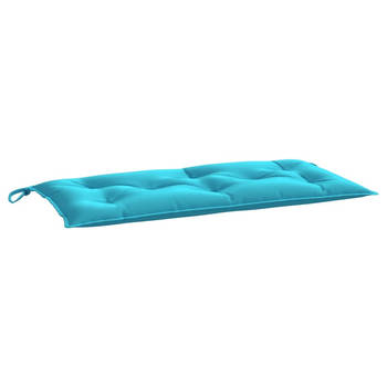 The Living Store Tuinkussen - Turquoise - 100x50x7cm - Oxford stof - Waterafstotend